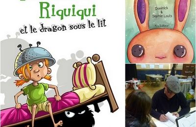 Giovanna lit Princesse Riquiqui et le dragon sous le lit de Dominick & Tony Rochon