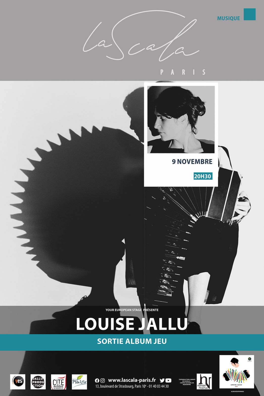 Louise Jallu concert événement Scala Paris pour album 09/11/2024