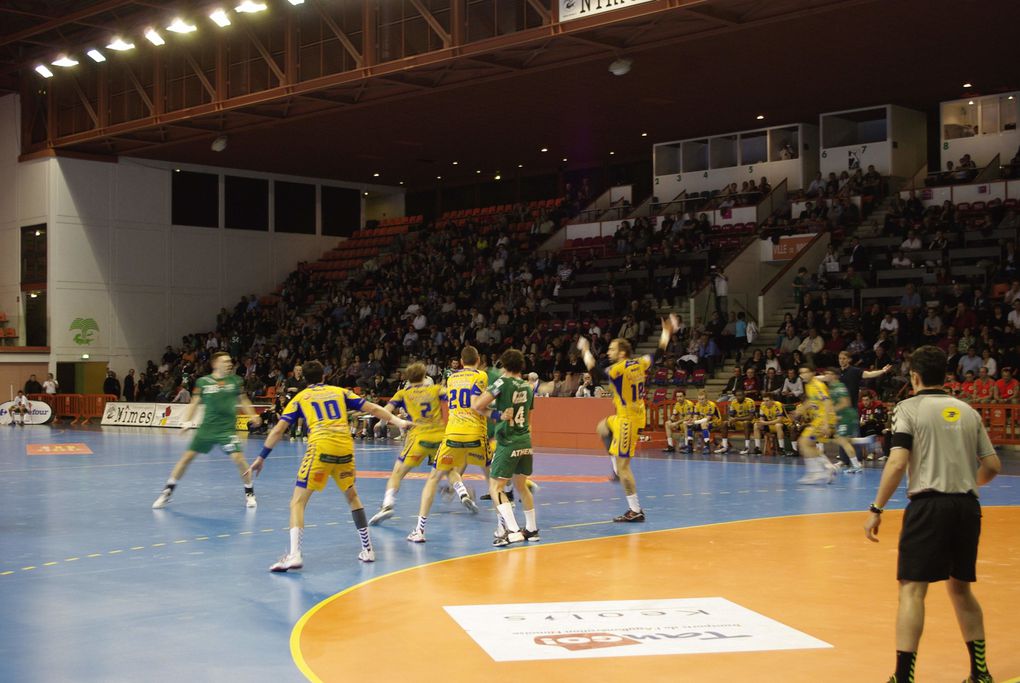 Match de Handball du 30 mars 2012 au Parnasse à Nîmes - Un match sous haute tension...