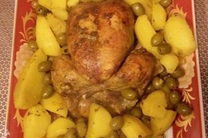 poulet aux olives pommes de terres