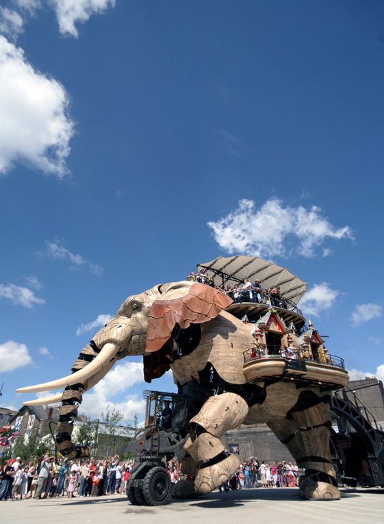 Eléphant de l'Ile de Nantes Royal de Luxe - Photos Thierry Weber Photographe La Baule Guérande