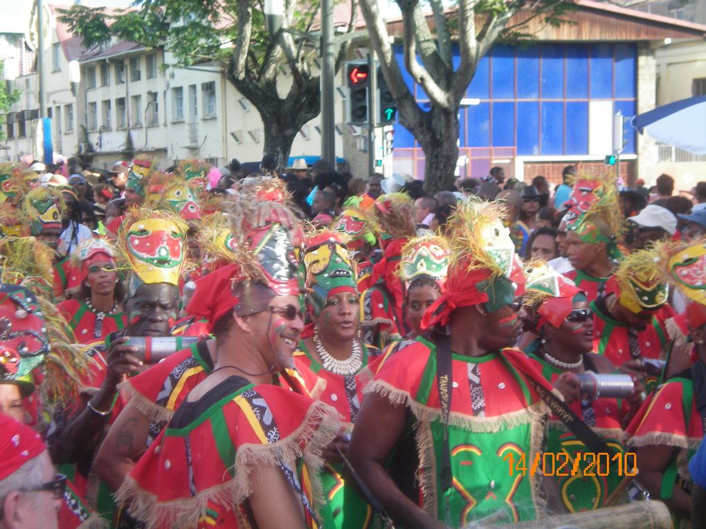 Des photos du Carnaval du Dimanche gras à Fort-de-France en Martinique.