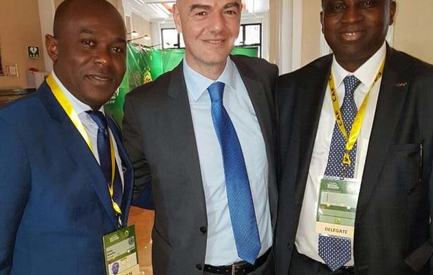 Gianni Infantino à Conakry pour soutenir le renouveau du football guinéen  (Antonio Souaré et son comité exécutif très honorés)
