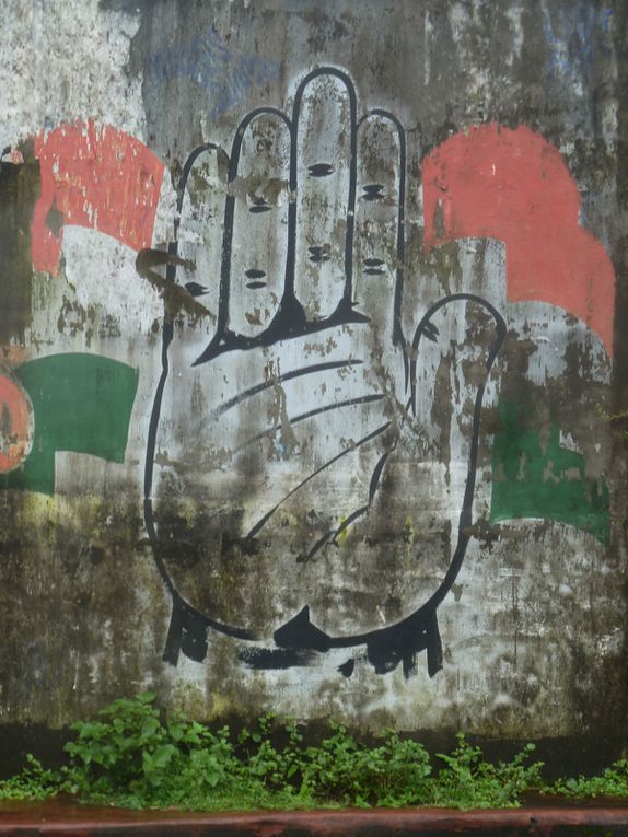 Voila tous les types d'art de rue que j'ai découvert en Inde. C'est moins riche que l'Amérique du Sud mais ça vaut le coup d'oeil
