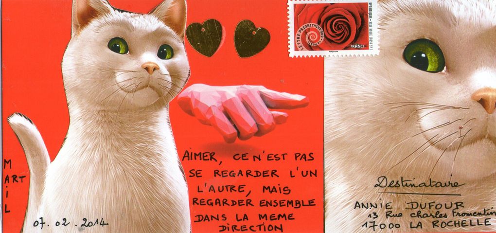 Du vert pour les enfants de Chatelaudren et des "chats" reçus et envoyés"