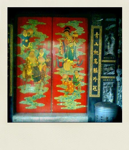 Quelques lieux, quelques moments dans les temples de Taiwan.