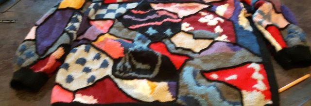 Les pulls Gaudi de Christiane et de Rosie