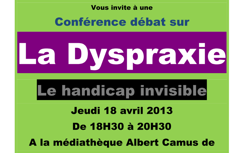 conférence - débat : La Dyspraxie !