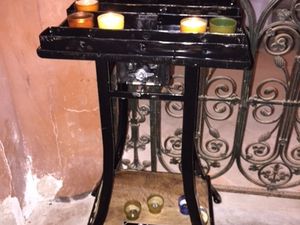 Le porte bougies - le tronc de St Antoine