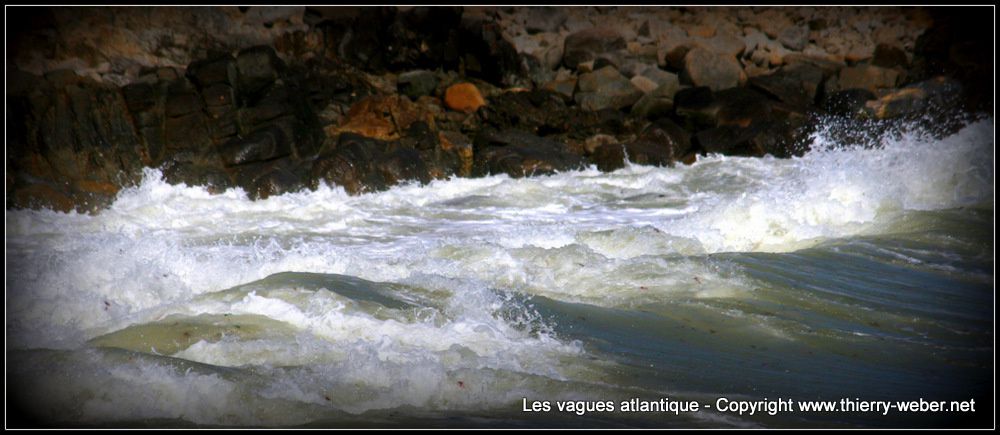 Les vagues atlantique - Panoramiques - Côte Sauvage Le Croisic - Batz-sur-Mer - Photos Copyright Thierry Weber