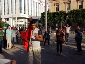 Rassemblement à Tunis