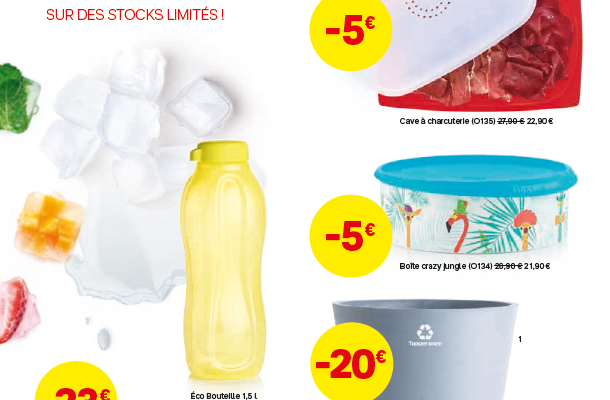 Promo juillet 2019 tupperware