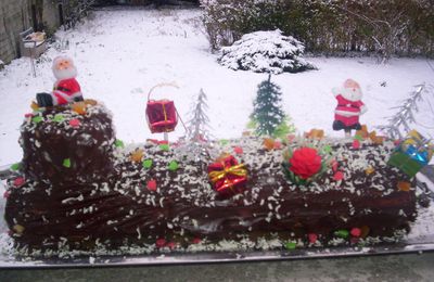 BUCHE DE NOEL CHOCOLAT