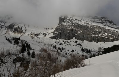 ...promenade en raquettes au Grand Bornand Le Chinaillon (2)...