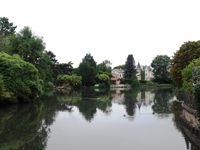 Les paysage du bord du lac d'Enghien