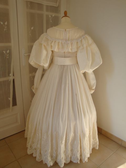 Robe de Cécile, époque romantique