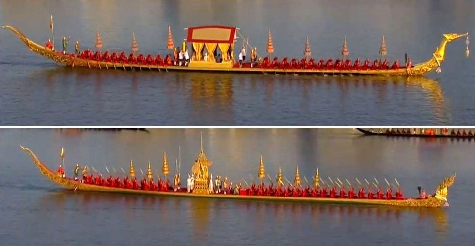 Le défilé des barges royales - Cérémonies du couronnement de Rama X (5)
