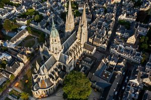 Bayeux vu du ciel