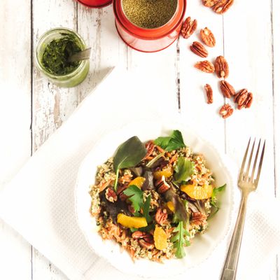 Salade de quinoa à l'orange et aux carottes