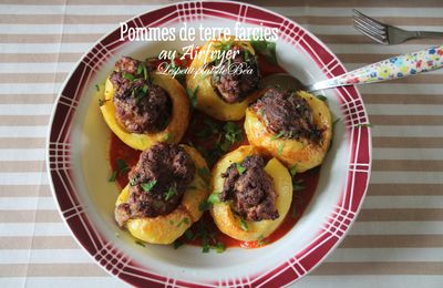 Pommes de terre farcies au Airfryer