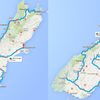 Notre projet d'itinéraire : l'île du Sud