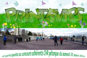 Concours adhérents du 21 mars 2015