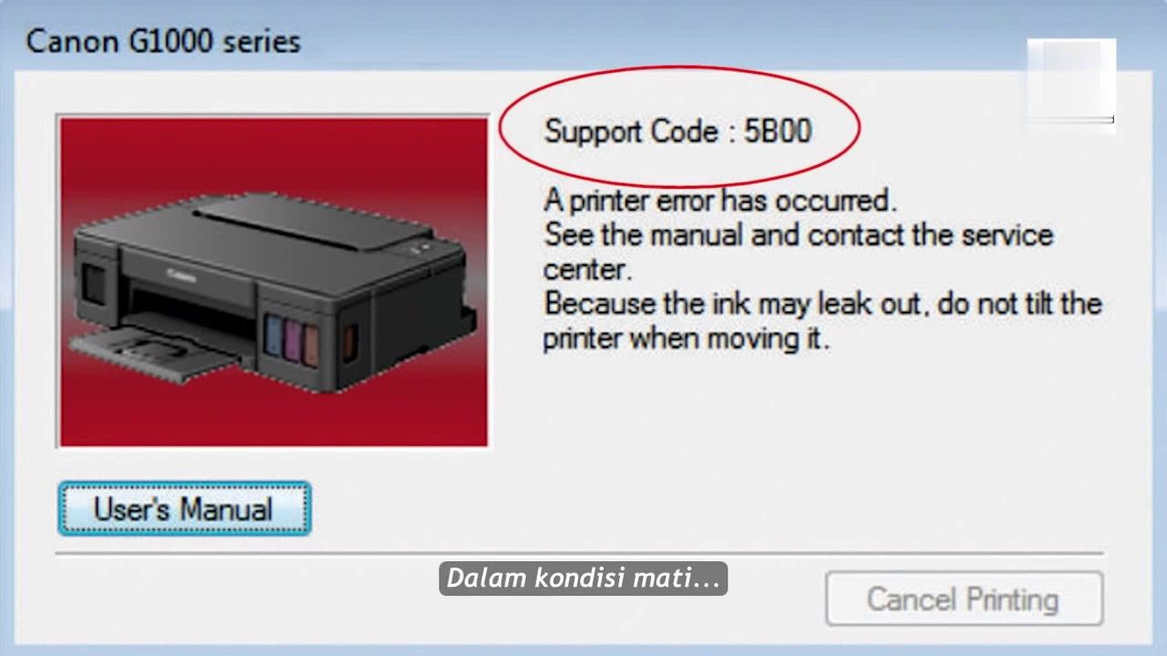 Canon service tool v5103 resetter free download inkfinite