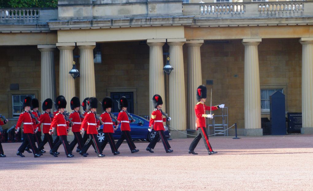 Petit tour à Buckingham Palace pour assister à la relève de la garde, et dans Green Park qui est juste à côté !
