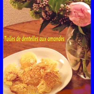 Tuiles de dentelles aux amandes