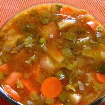 Soupe tomates épinards weight watchers cookeo