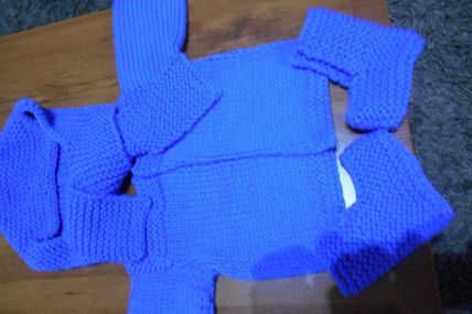 ensemble bébé en tricot