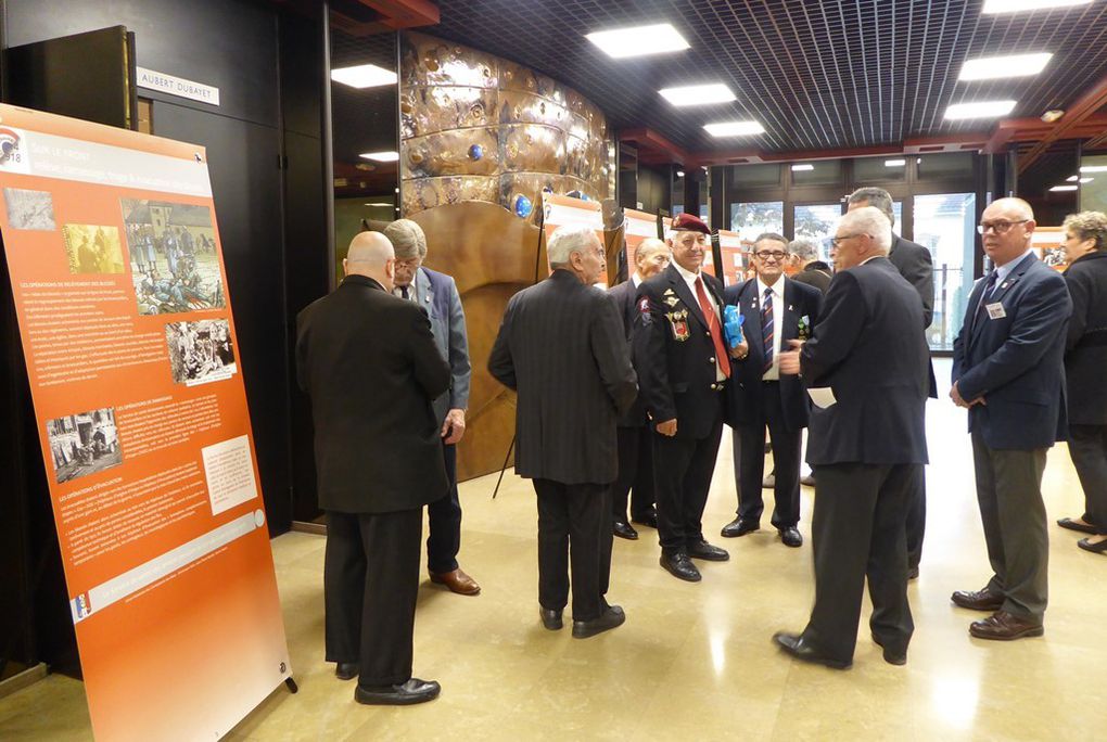 Inauguration de l'exposition &quot;Le Service de santé dans  la Grande Guerre&quot;, à l'Hôtel du Département.