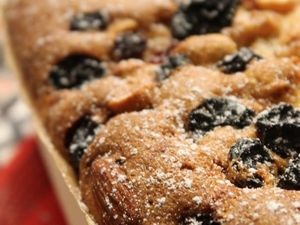 Cake d'automne - pain d'épices et fruits secs