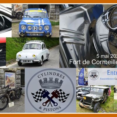 Rassemblement Cylindres & Pistons au Fort de Cormeilles-en -Parisis