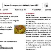Fiche recette cookeo : marmite espagnole weight watchers |