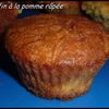 Muffins aux pommes râpées