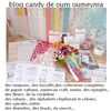 Blog Candy chez Oum Oumeyma