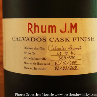 J.M. Calvados Cask Finish