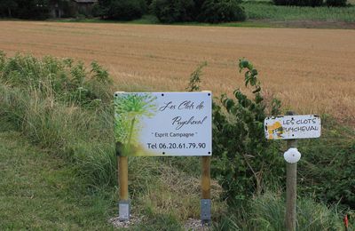 Le Panneau "Les Clôts de Puycheval" est en place !