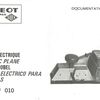 Manuel rabot électrique Peugeot (Val d'Or) BR 60 010 avec éclaté