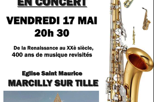 ENVIE DE SORTIR - Saxo Voce en concert le VENDREDI 17 MAI 2024