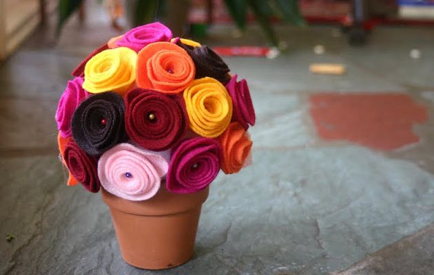 un bouquet pour remercier mes fideles abonnees