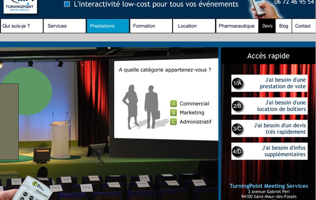 Les boitiers de vote interactif low-cost avec TurningPoint MeetingServices