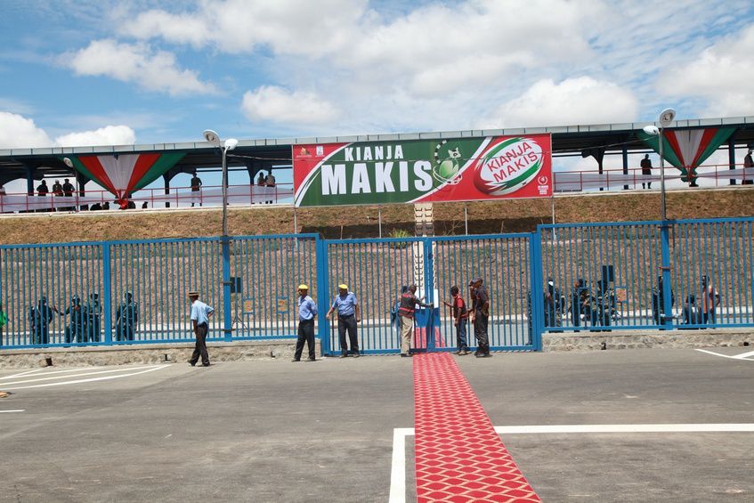 Inauguration du Kianja (Stade) Makis de Madagascar, à Andohatapenaka, par le Président Andry Rajoelina. 1ère partie. Photos: Harilala Randrianarison