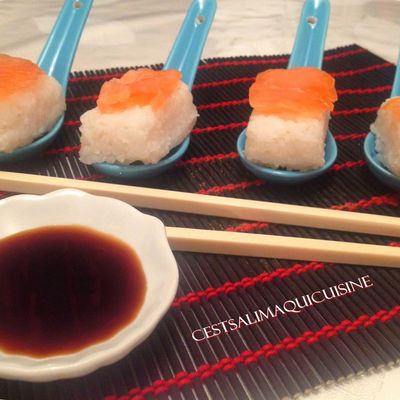 Sushi au saumon à ma façon