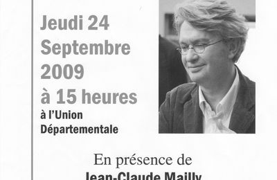 INVITATION UD FO 13 - MEETING JC MAILLY
