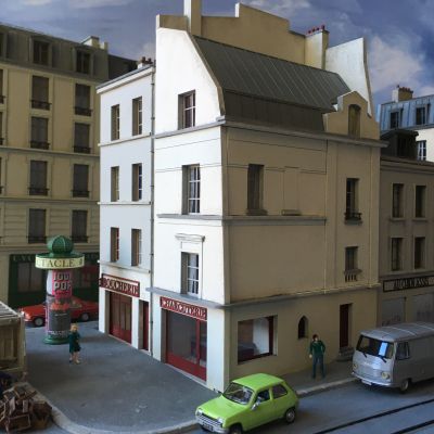 Place de La Contrescarpe - Echelle Ho 1/87 - Axel Vega