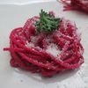 Pink spaghetti