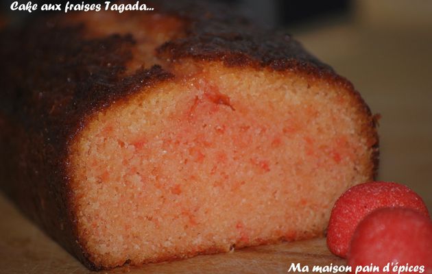 Cake aux fraises Tagada