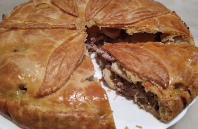 Tourte au reste de poulet 